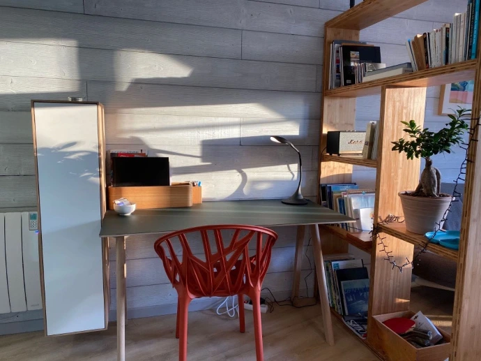 Terrasse de l'appartement Avel Heol face à la mer