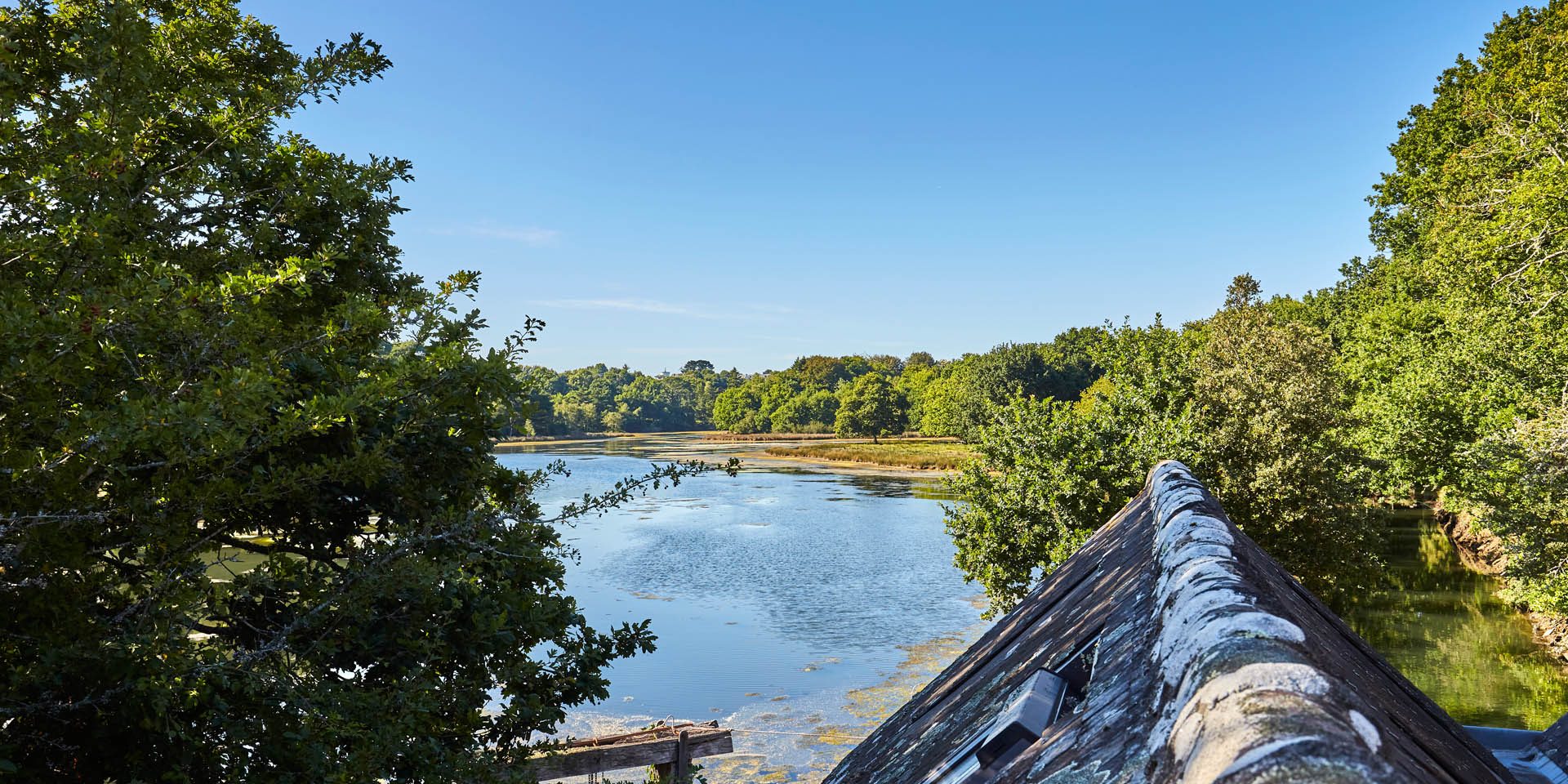 Coucher de soleil sur la baie de la Forêt depuis Cap Coz Fouesnant