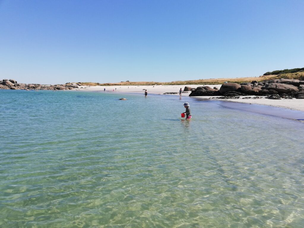 Sentier côtier GR34 à la pointe de Trévignon, Trégunc Finistère