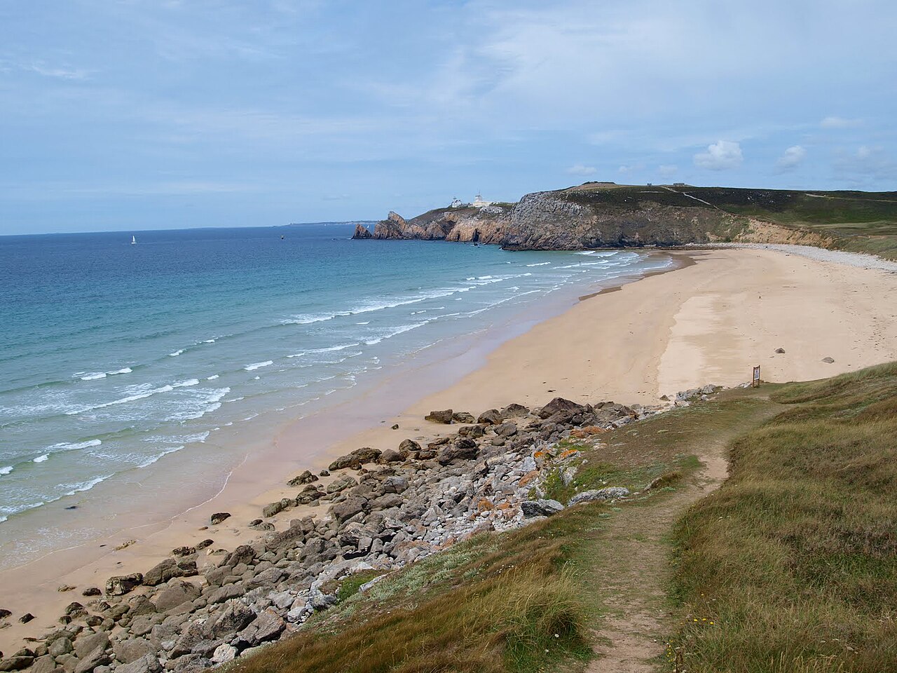 Anse de Pen Hat, vue panoramique sur l'Atlantique