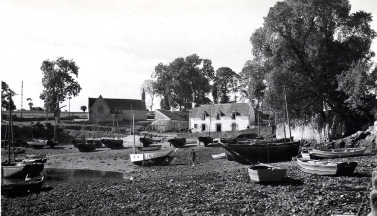 Port de Sainte-Marine et plage de Pen Morvan face à Bénodet